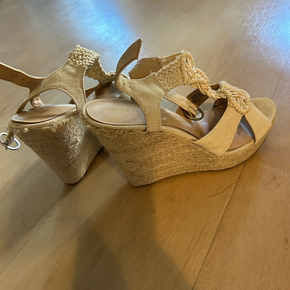 Nine West platform sandals women’s 7